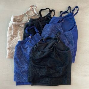 Lot of 5 Davin & Adley Large Amelia Nursing Bra L Breastfeeding Pumping Cami